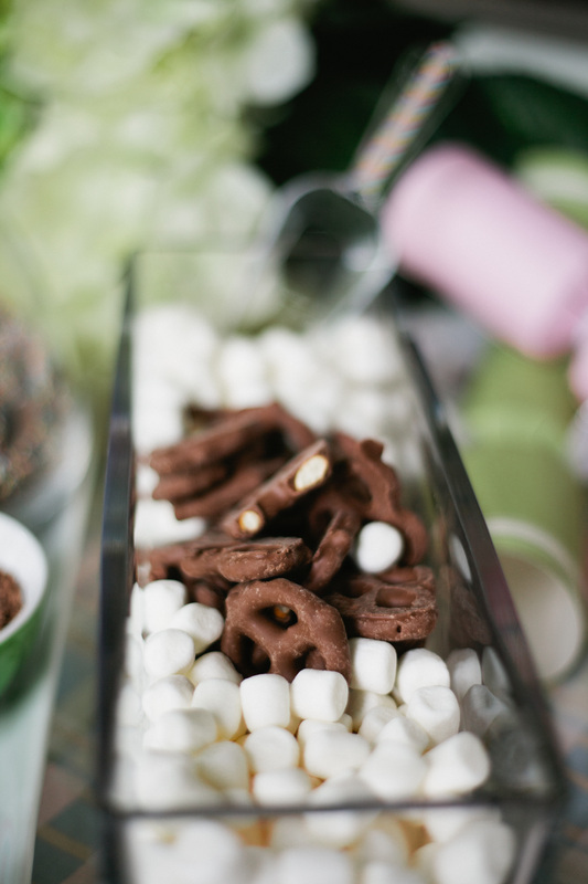 Ice Cream Toppings Bar {pistache and rose}